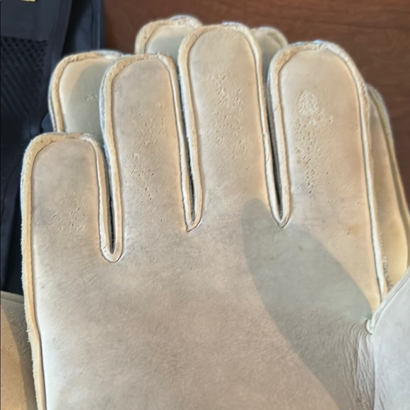 Adidas Cream and Black Goalkeeper Gloves with Finger Protection - Picture 8 of 11